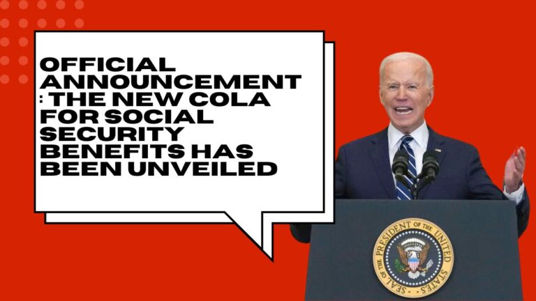 Official Announcement: The New COLA for Social Security Benefits Has Been Unveiled