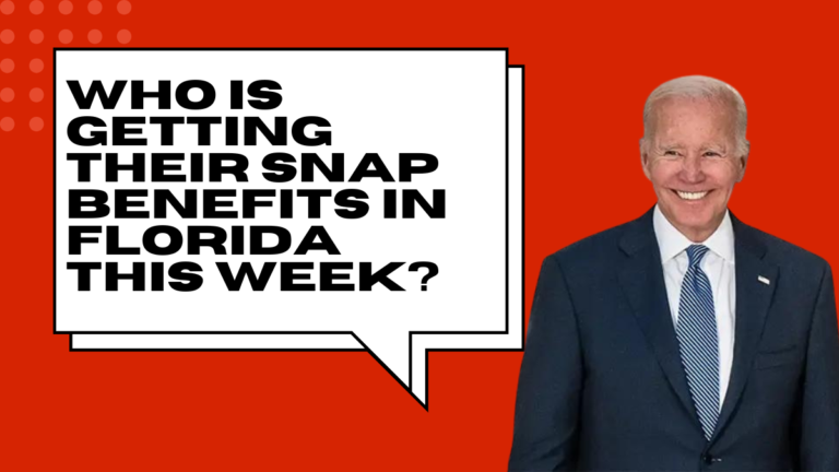 Who is Getting Their SNAP Benefits in Florida This Week?